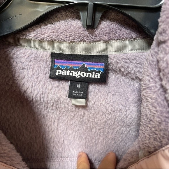 Patagonia Re-Tool Snap-T Fleece Pullover Verbena Purple X-Dye M NWOT - Picture 4 of 9